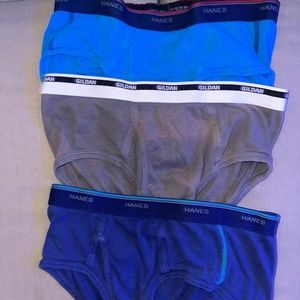 Lot of 3 vintage Hanes and gildan briefs